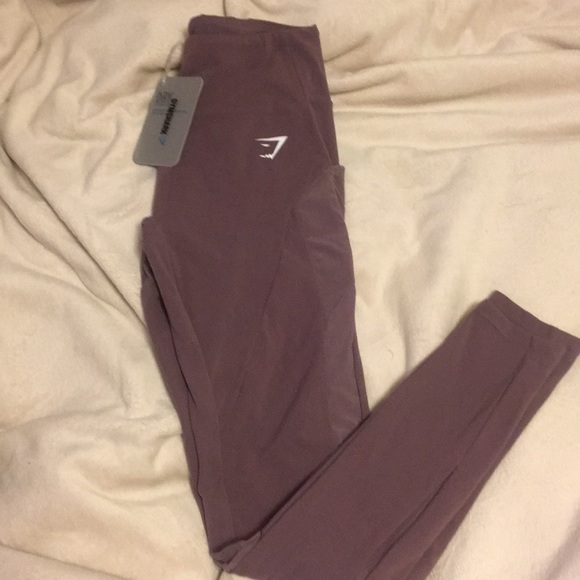 gymshark Pants - GYMSHARK sleek sculpture leggings in purple wash